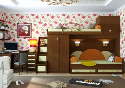 Итальянская детская спальня Riscio фабрики JUMBO COLLECTION -  Ital-Collection