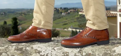 Мужские Туфли Летние Натуральная Кожа Corvetto Италия код товара: 43541