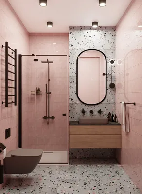 Плитка для ванной под дерево в интерьере (56 фото) - дизайн, фото отделки  ванной комнаты под дерево