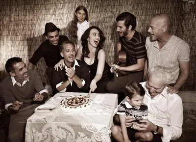 Итальянская семья фото фотографии