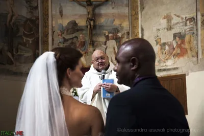 Необычная итальянская свадьба в английском стиле