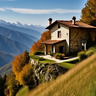 Загородный дом в итальянском стиле