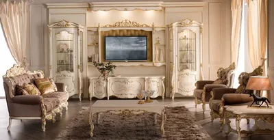 Итальянская гостиная Royal фабрики AGM - купить итальянскую мебель для  гостиной Royal.