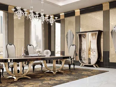 Итальянская мебель в гостиную классика Principessa. Купить элитный дорогой  гарнитур в Москве. DECO MOLLIS