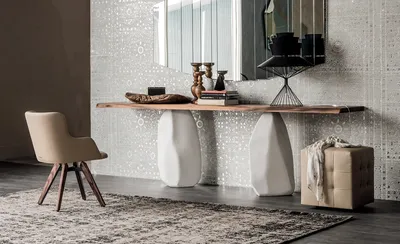 Итальянские столы-консоли, роскошные современные стены, длинный узкий стол,  домашние комплекты бокового обзора, каменная пластина, консоль | AliExpress
