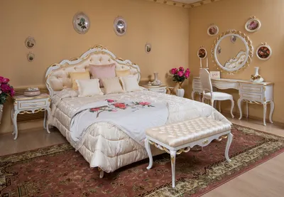 Купить кровать из массива Италия 180 Prestige. Итальянские спальни в Москве  - интернет магазин DECO MOLLIS