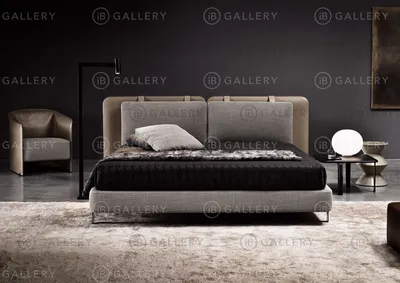 Мебель для спальни: Кровать Vittoria 170 | 180 с мягким изголовьем без  изножья