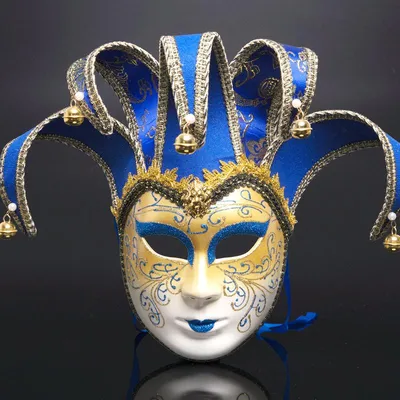 Купить Новая цветная итальянская маска для Хэллоуина, роскошная  венецианская женская маска для выступлений | Joom