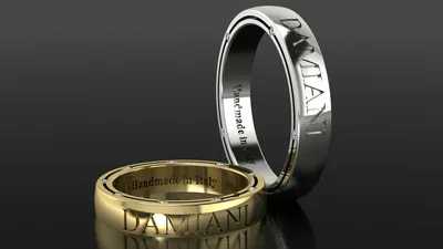 Купить Обручальные кольца Damiani - Обручальные кольца из золота #729