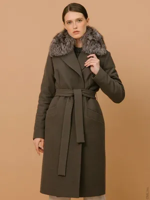 Итальянское пальто с мехом – Купить брендовое пальто женское