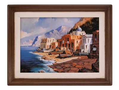 Итальянский пейзаж» картина Слезина Дмитрия маслом на холсте — купить на  ArtNow.ru