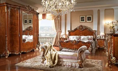 Спальни в итальянском стиле дизайн, фото №45-сп