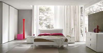 Спальни Италии модерн в наличии Riva (Рива) белая купить по каталогу мебели  для спален