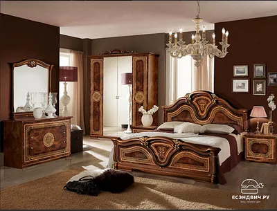 Спальни в итальянском стиле дизайн, фото №45-сп
