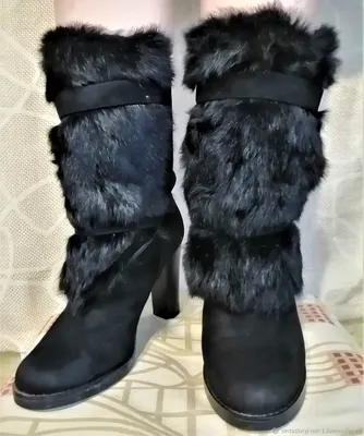 Итальянские женские зимние кожаные ботинки на нескользящей подошве с  боковой молнией Love Moschin*o купить, отзывы, фото, доставка - Клуб  совместных