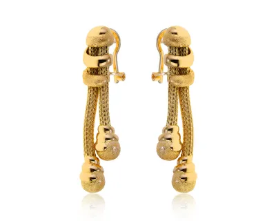 Итальянские золотые серьги – купить за 94 500 ₽ в интернет-магазине Mister  Diamond с бесплатной доставкой