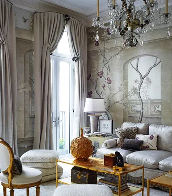 Итальянские шторы для гостиной, купить элитные шторы в гостиную Chicca  Orlando в Москве | Мастерская Ланы Мильковской