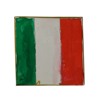 50mm RESIN ITALIAN FLAG BADGE SIDE PANEL HORN CAST LEG SIELD WHEEL COVER  NUT | eBay