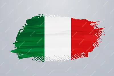 Итальянский флаг на белизне Стоковое Фото - изображение насчитывающей  милан, итальянско: 103676212