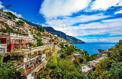 Утренний Вид Амальфи — стоковые фотографии и другие картинки Италия - Италия,  Неаполь, Амальфи - iStock