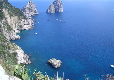 Купить фотообои Остров Капри, Италия (#7684) | заказать в каталоге интернет  магазина с ценой и фото
