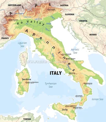 Map of Italy