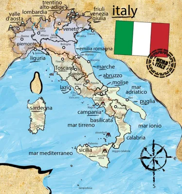Map of unique places in Italy | Weird Italy