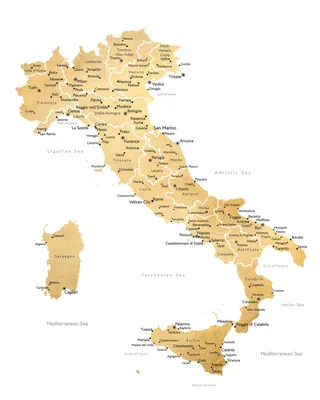Free Maps of Italy | Mapswire