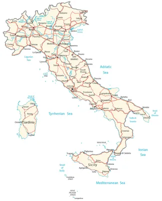 Italy Map - Travel Europe