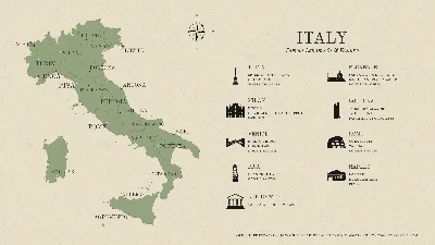 Political Map of Italy - Nations Online Project
