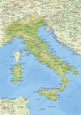 Historic Map - Italy - 1890 | World Maps Online