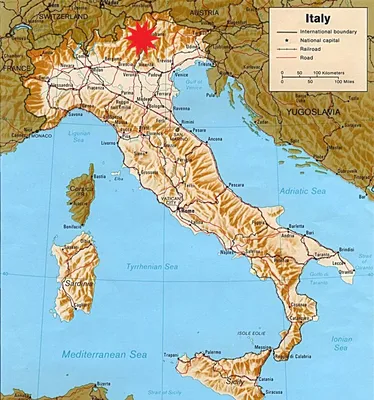 Geography Europe Italy Map Country Political Stock Illustration 2249776297  | Shutterstock