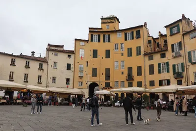 Old cozy street in Lucca, Italy. Lucca is a city and comune in Tuscany. It  is the capital of the Province of Lucca Stock Photo | Adobe Stock