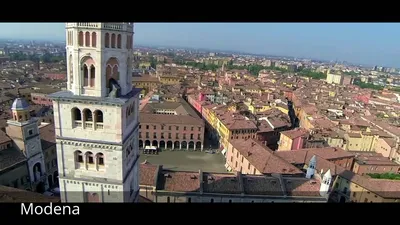 MODENA, ITALY: Colorful City Center Buildings on a Rainy Day Editorial  Stock Image - Image of background, building: 123639149