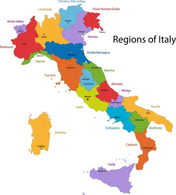 Италия на карте мира - Италия место на карте мира (Южная Европа - Европа)