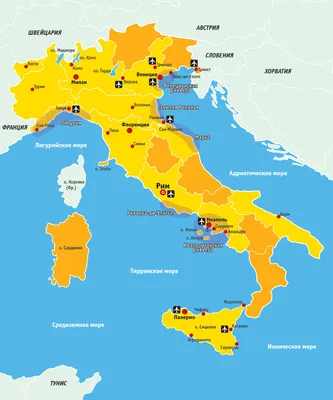 Файл:Italy regions RU 2022 cropped.png — Путеводитель Викигид Wikivoyage
