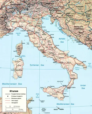 Италия карту аэропорта - Международные аэропорты Италии на карте (Южная  Европа - Европа)