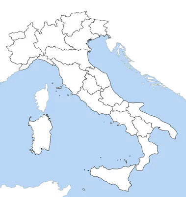 Италия Детальная Карта Административными Единицами Флагом Страны Векторная  Иллюстрация Векторное изображение ©gt29 666666470