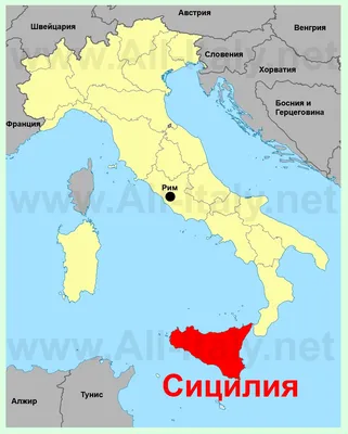 Италия на карте мира: окружающие страны и местоположение на карте Европы