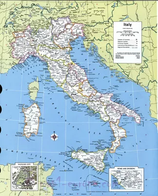 Карта Италии 1640 года Корнелиса II Данкертса - PICRYL Поиск в мировом  общественном достоянии