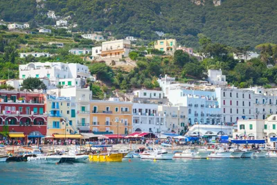 Фотообои \"Вид на остров Капри с балкона. Италия\" - Арт. 120016 | Купить в  интернет-магазине Уютная стена