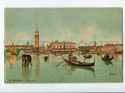 Italy Venezia Panorama VIsto Dall Alto Venice Vintage RPPC 09.68 | eBay