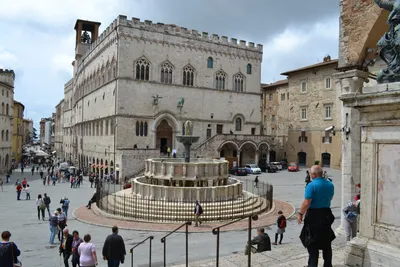 Perugia (Italy) - A characteristic views of historical center in the  beautiful medieval and artistic city, capital of Umbria region, in central  Italy Stock Photo - Alamy