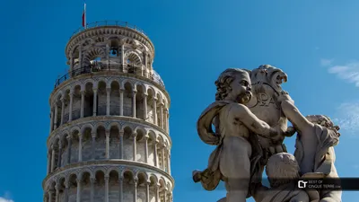 Пизанская башня Италия - онлайн-пазл