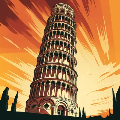 В Италии падает другая настоящая падающая башня - фото