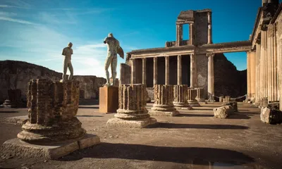 Амфитеатр Помпеи, древнеримский город. Италия Stock Photo | Adobe Stock