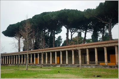 Вид на Везувий из Помпеи – фотографии – Помпеи, Италия