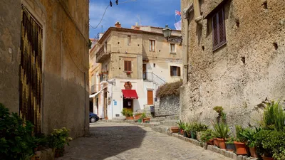 Panoramic View Of Scalea. Calabria. Italy. Stock Photo, Picture and Royalty  Free Image. Image 16484139.