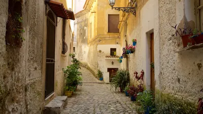 Panoramic View Of Scalea Calabria Italy Stock Photo, Picture and Royalty  Free Image. Image 17204773.