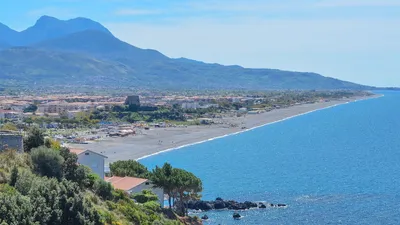 Panoramic View Of Scalea. Calabria. Italy. Stock Photo, Picture and Royalty  Free Image. Image 16484004.